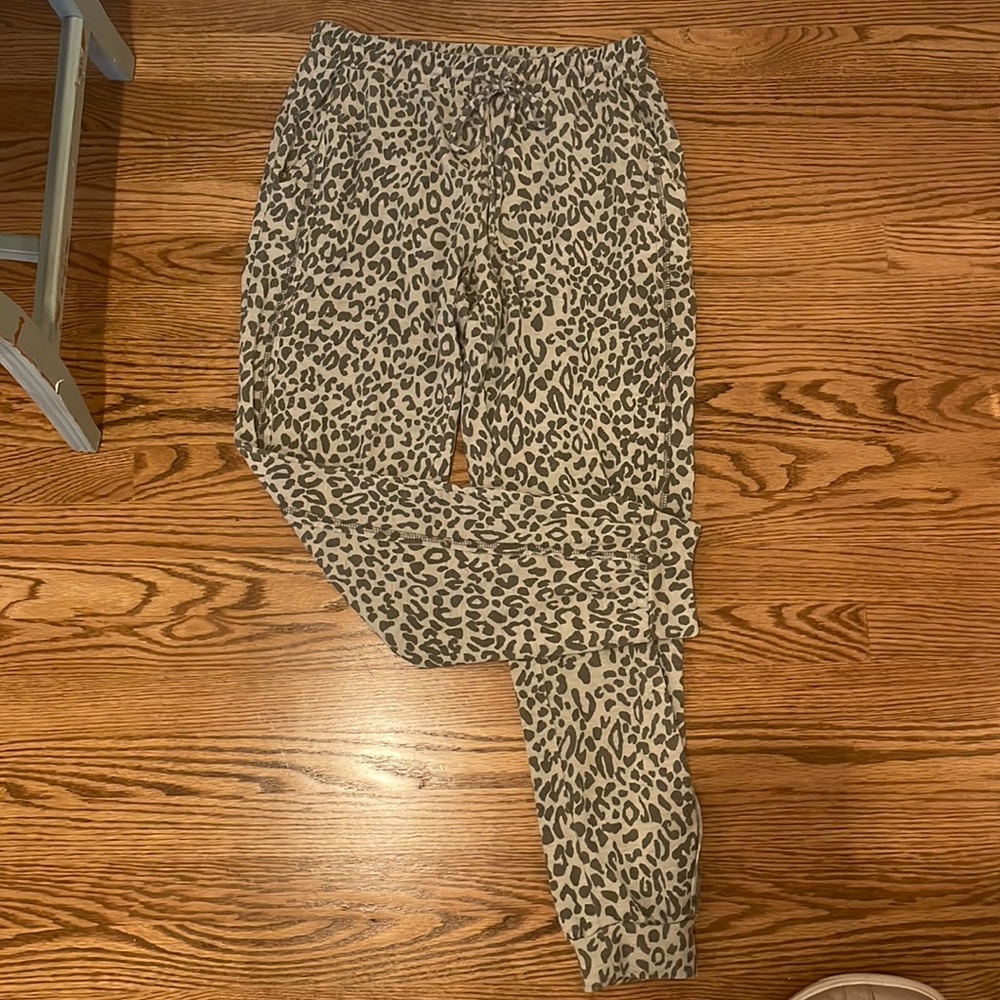 Cheetah Print Joggers